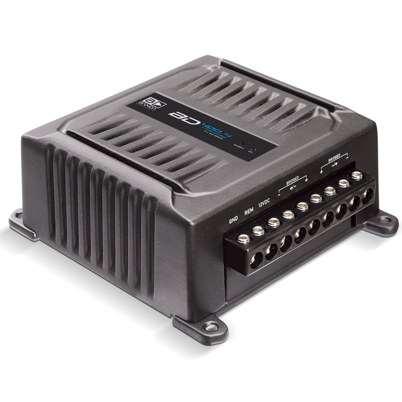 Banda 400 Watt 2-Ohm 4-Ch Pocket Series Compact Brazilian Amplifier BD-400.4