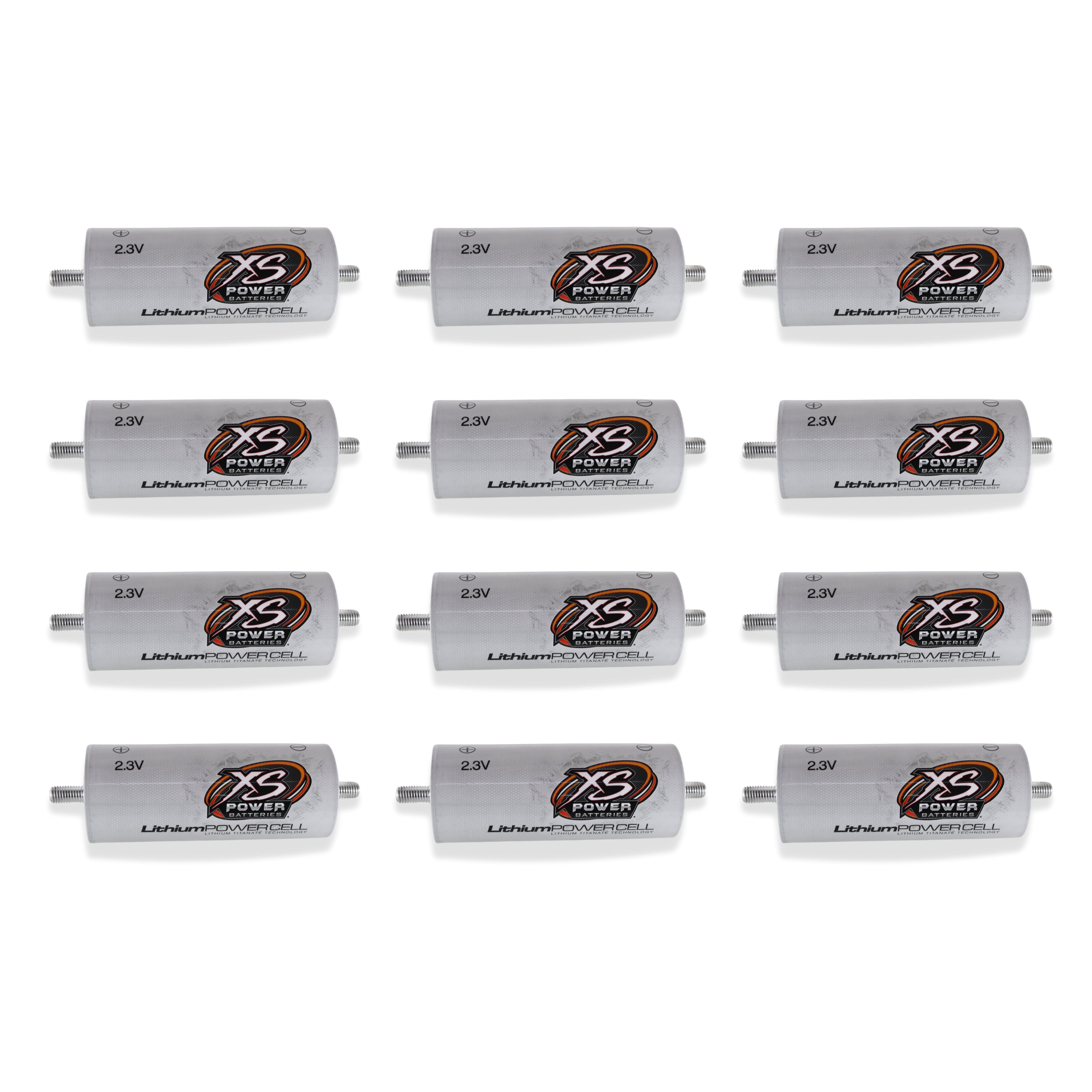 XS Power 12 Pack Kit 40 AH Lithium Cells 2.3v Lithium Titanate