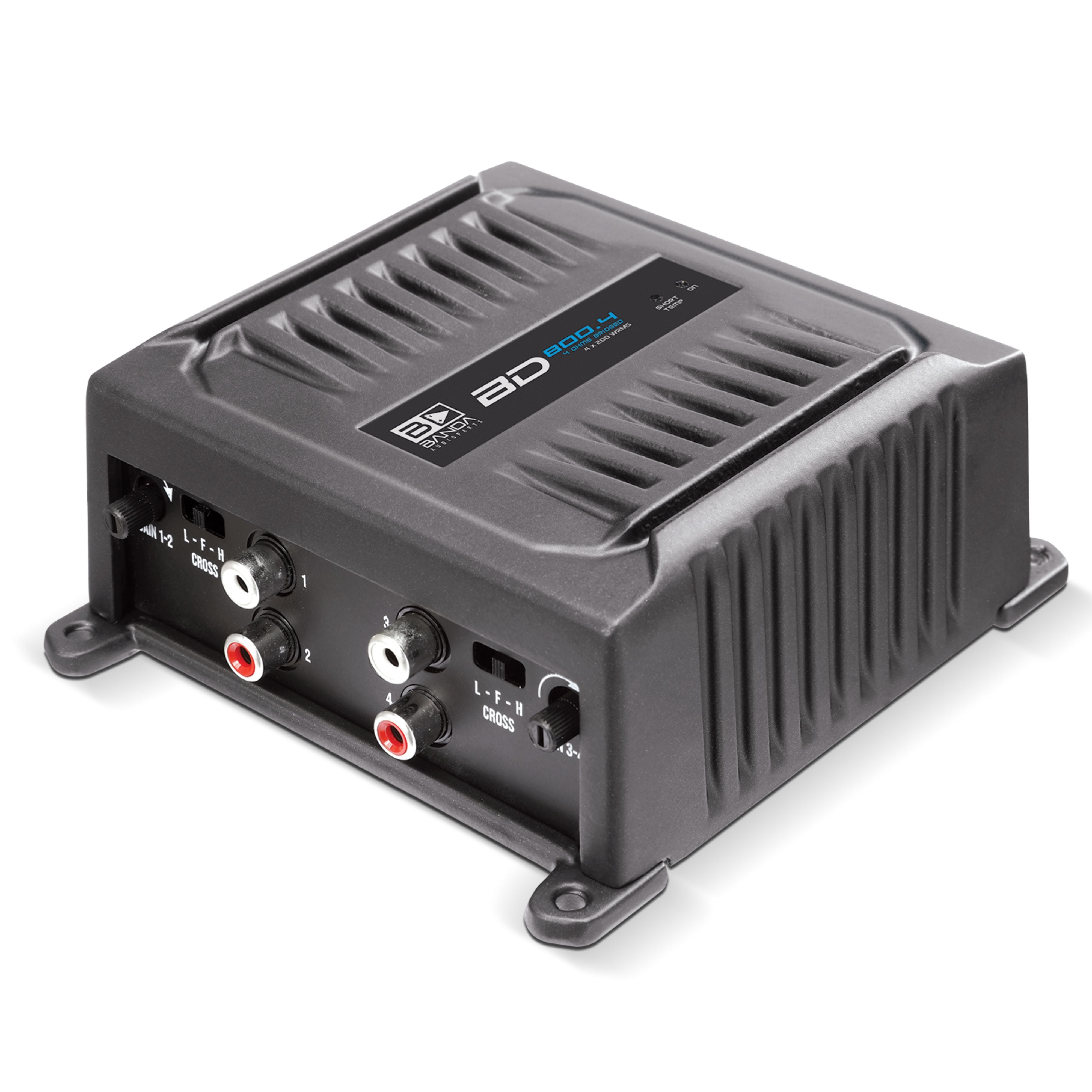 Banda Pocket Series 800W RMS 2-Ohm 4-Channel Compact Amplifier