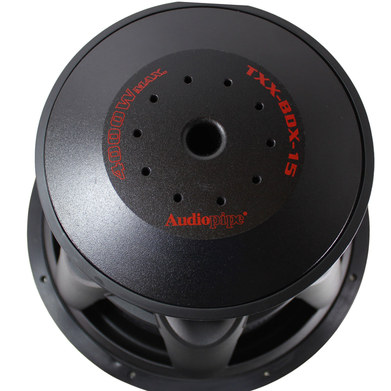 15" 2000W RMS 3" Dual 4-Ohm SPL Car Audio Competition BDX Audiopipe Subwoofer
