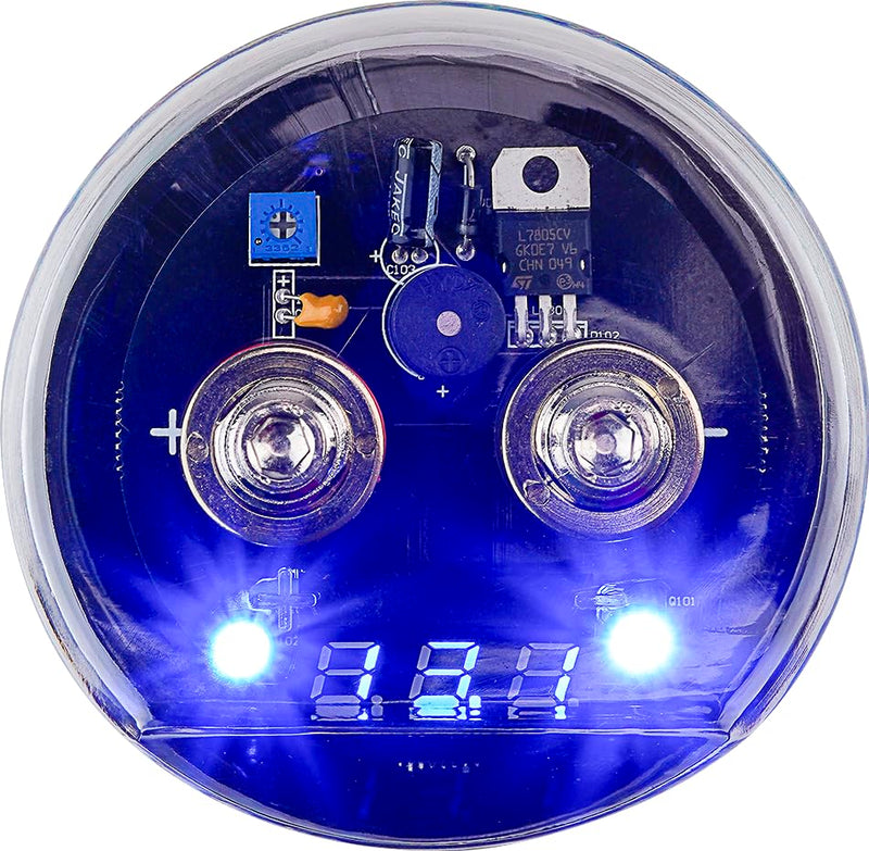 Audiopipe 3.5 Farad Capacitor w/ Digital Display & Status Indicator ACAP-D3500