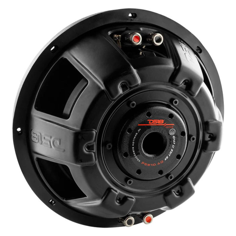 DS18 10" 500 W RMS Dual 4-Ohm Water Resistant Marine Audio Subwoofer PSW10.4D
