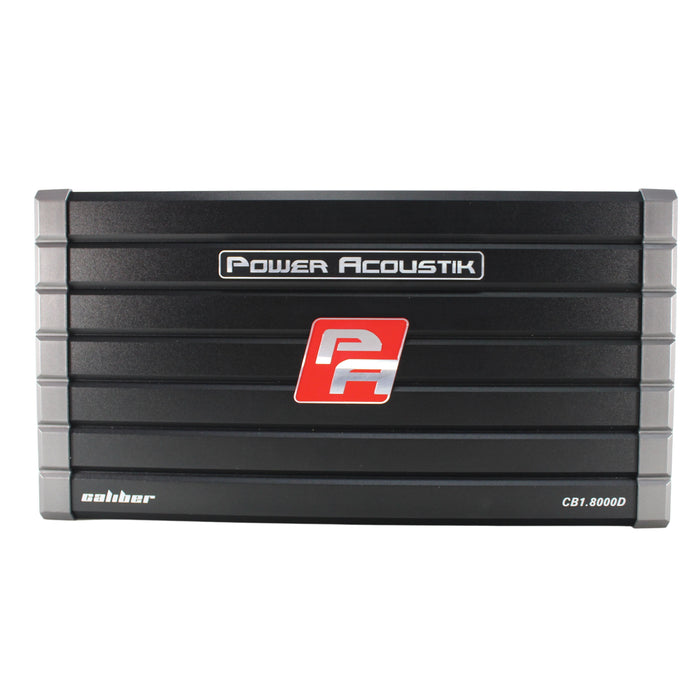 Power Acoustik 8000W Monoblock Class D Subwoofer Amplifier Bass Amp OPEN BOX