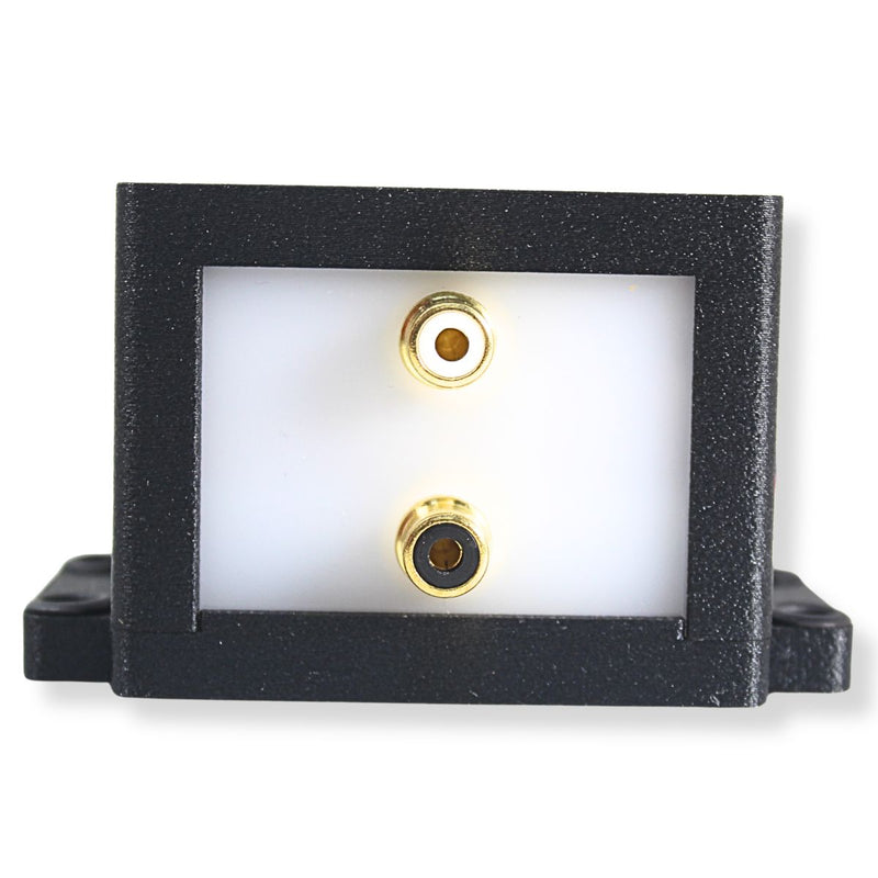 B2 Audio Cockbox 1-to-2 Pair RCA Splitter Distribution Block w/ RGB LED Lights