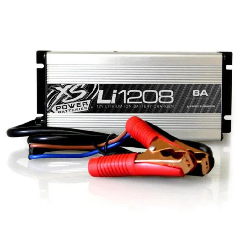 B2 Audio 44AH 12V 5000W LiFePO4 Lithium Battery + XS Power Li1208 8A Charger