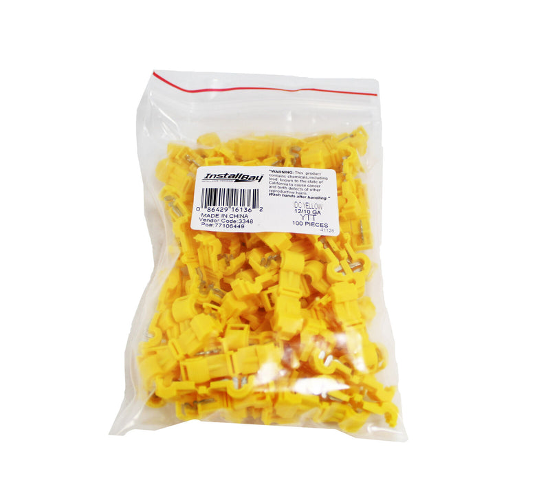 Metra Install Bay 12/10 Gauge Insulation T-Tap Economy Connector 100pcs YTT