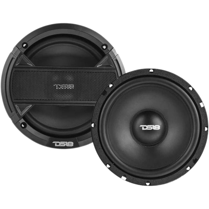 6.5" 65W RMS 4-Ohm 2-Way Component Speaker Set DS18 SELECT Series / DS-S65C