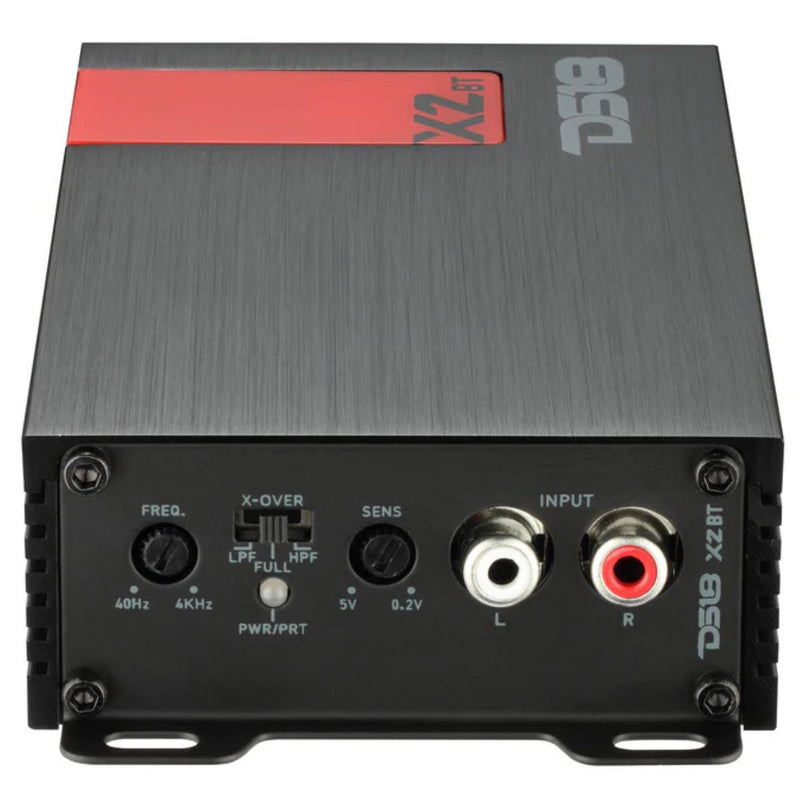 DS18 140W RMS 2-Channel Class D Full-Range Amplifier with Bluetooth X2BT