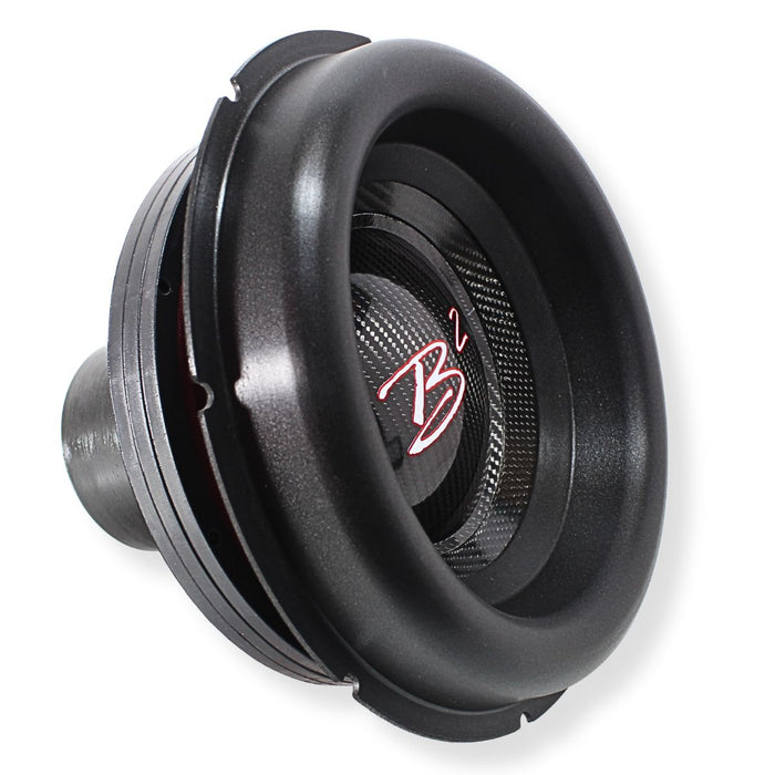 B2 Audio Rampage 12" Re-cone Kit Drop 1-Ohm 4" Coil Carbon Fiber
