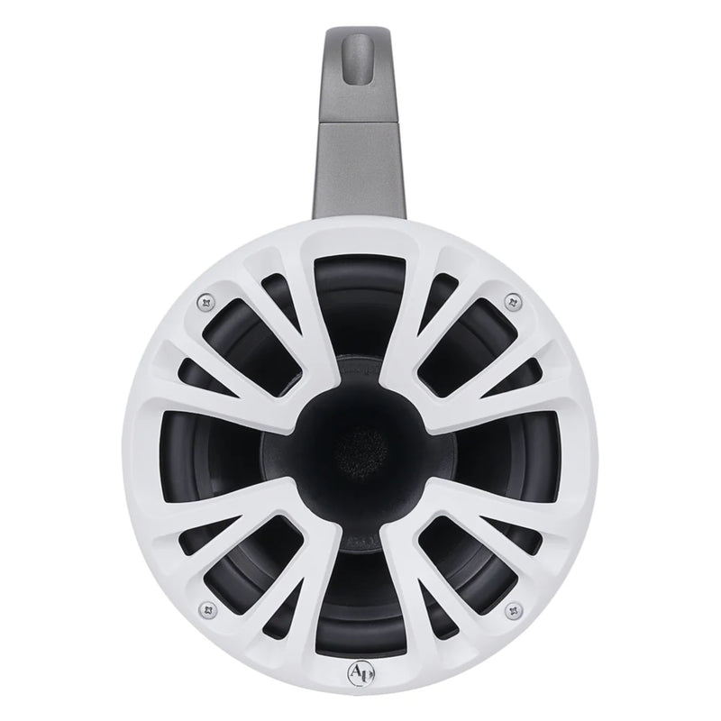 AudioPipe Pair of White 8" 125 W RMS 4-Ohm Weatherproof Marine Tower Speakers