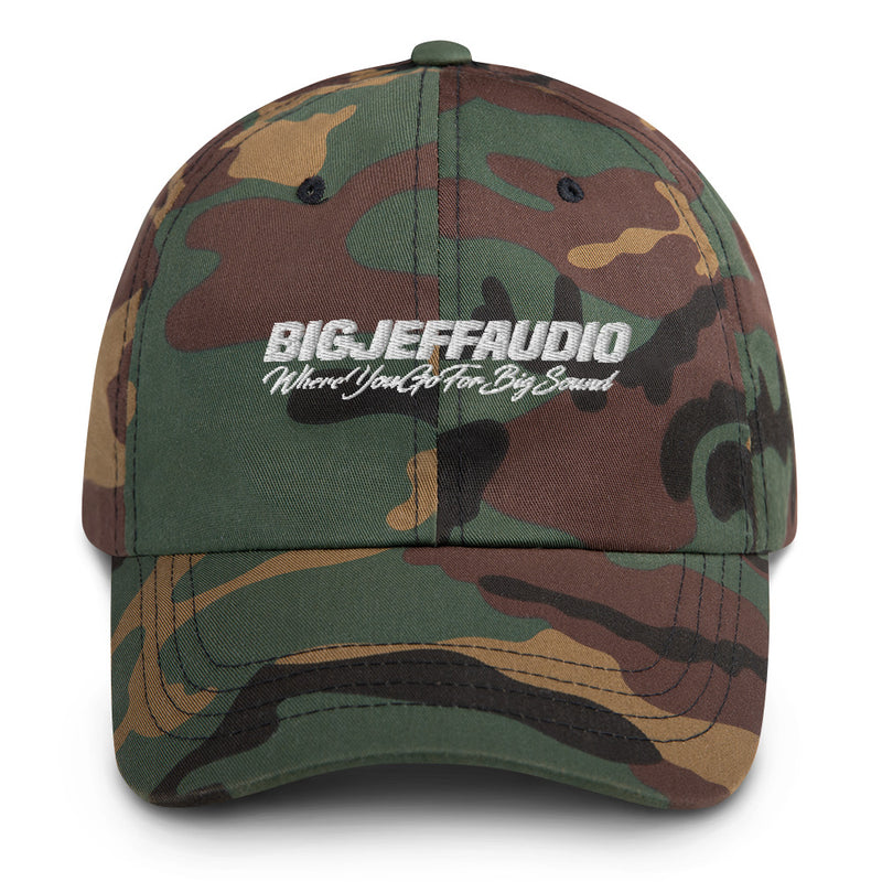 Official Big Jeff Audio "Where You Go For Big Sound" Dad Hats