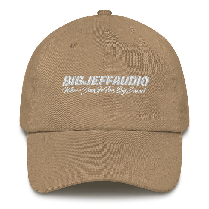 Official Big Jeff Audio "Where You Go For Big Sound" Dad Hats