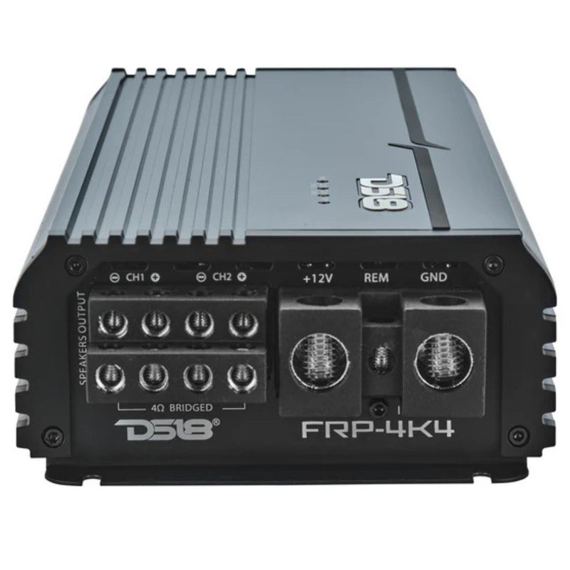 4-Channel Full-Range Class-D Amplifier 4000W RMS DS18 FRP-4K4 RED
