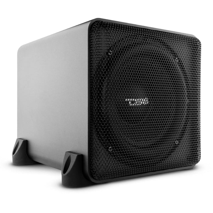 DS18 Loaded Subwoofer Enclosure 8" 300W RMS Subwoofer with 8" Passive Sub