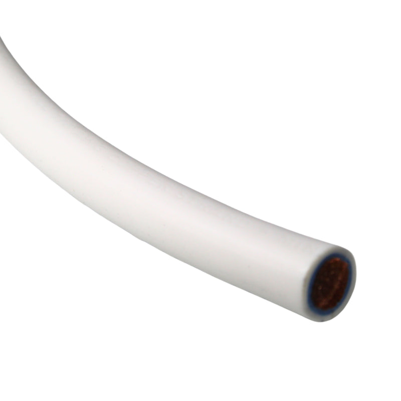 GP Car Audio 0 AWG 100% OFC Power/Ground Wire White Lot Cut By The Foot