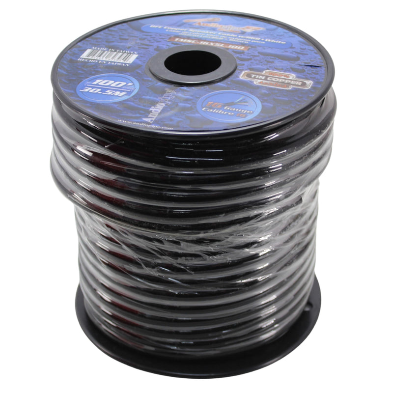 Audiopipe 100 Feet AWG 16 Guage Copper Speaker Cable W/RGB+White TMSC-16X5L-100