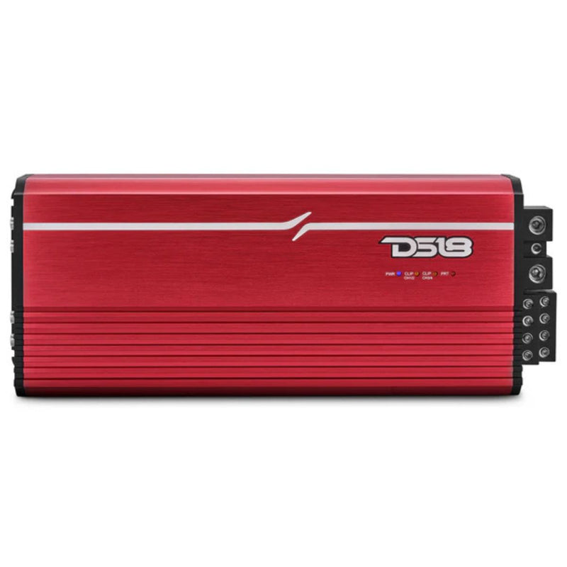 4-Channel Full-Range Class-D Amplifier 4000W RMS DS18 FRP-4K4 RED