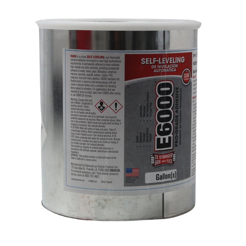 1 Gallon E6000 Industrial Strength Clear Self Leveling Waterproof Adhesive