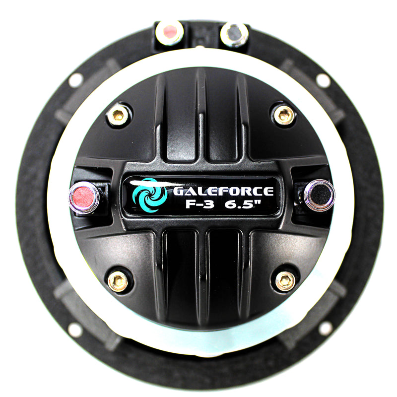 Galeforce F-3 Pro Audio 6.5" 400W RMS 2-Way Marine Grade Speaker With Horn