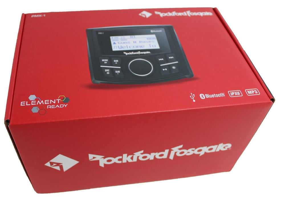 Rockford Fosgate Punch Marine Grade Media Receiver 2.3" Dot Matrix Display PMX-1
