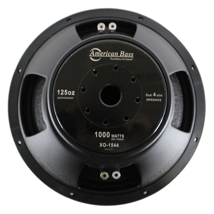 American Bass 15" Subwoofer 1000W 4 Ohm DVC Pro Car Audio American Bass XO-1544