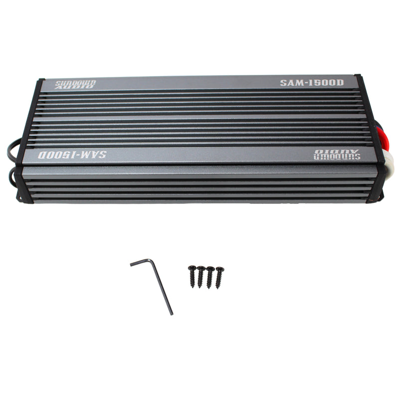 Sundown Audio 1500W 1Ch Class D Micro Marine & Powersports Amplifier SAM-1500D