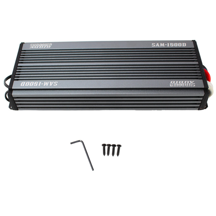 Sundown Audio 1500W 1Ch Class D Micro Marine & Powersports Amplifier SAM-1500D