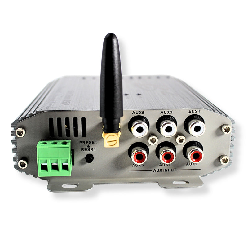 B2 Audio Metallic 4v 10 Channel DSP w/ Bluetooth IOS/Android App 96 KHz - 32 Bit