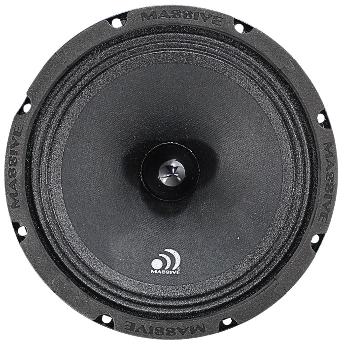Massive Audio 8" 150 Watts RMS Loud Speaker 8 Ohm Mid Bass Bullet M8 OPEN BOX