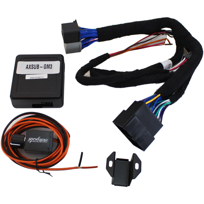 Axxess Subwoofer Interface w/ Bass Knob & Vehicle T-Harness For Select GM 2019+