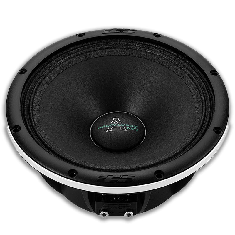 Pair of Deaf Bonce 6.5 Midrange Speakers 800W 4 Ohm w/ 4 Ch Amp Class D Black