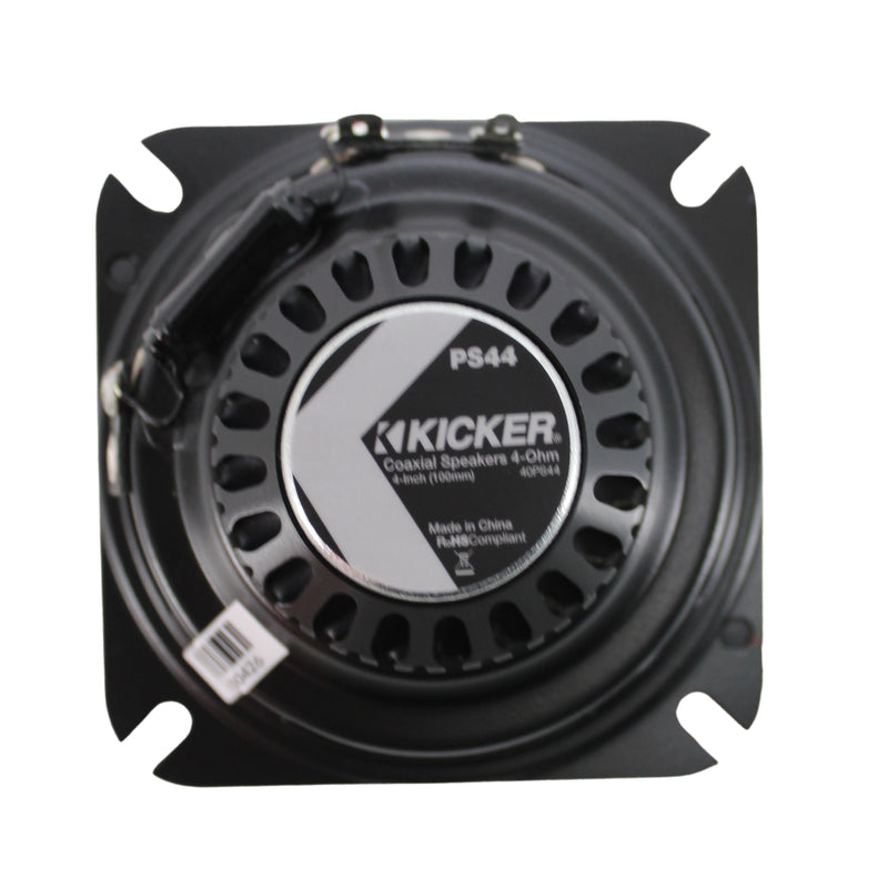 4" 4 Ohm 30W RMS All-Weather Powersports Coaxial Speaker 40PS44 Kicker PS (Pair)