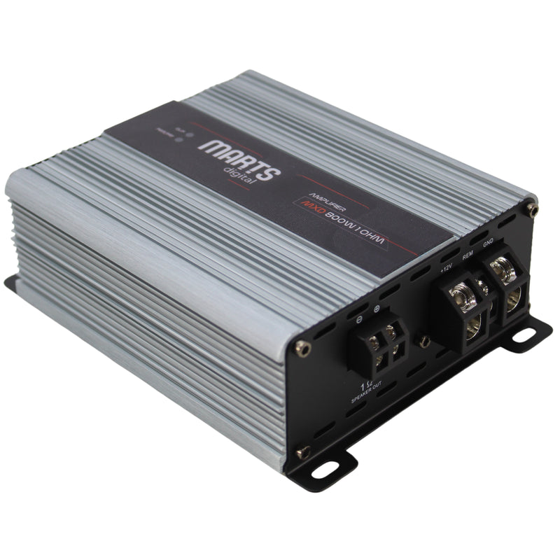 Marts Digital MXD Series Monoblock Full Range 800W 1 Ohm Amplifier MXD-800-1-V2
