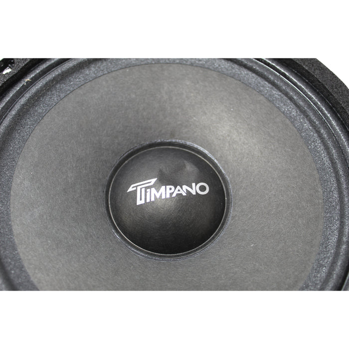 Timpano 8 Inch 400W 4 Ohm Slim Midrange Pro Car Audio Speaker TPT-MR8-4 OPEN BOX