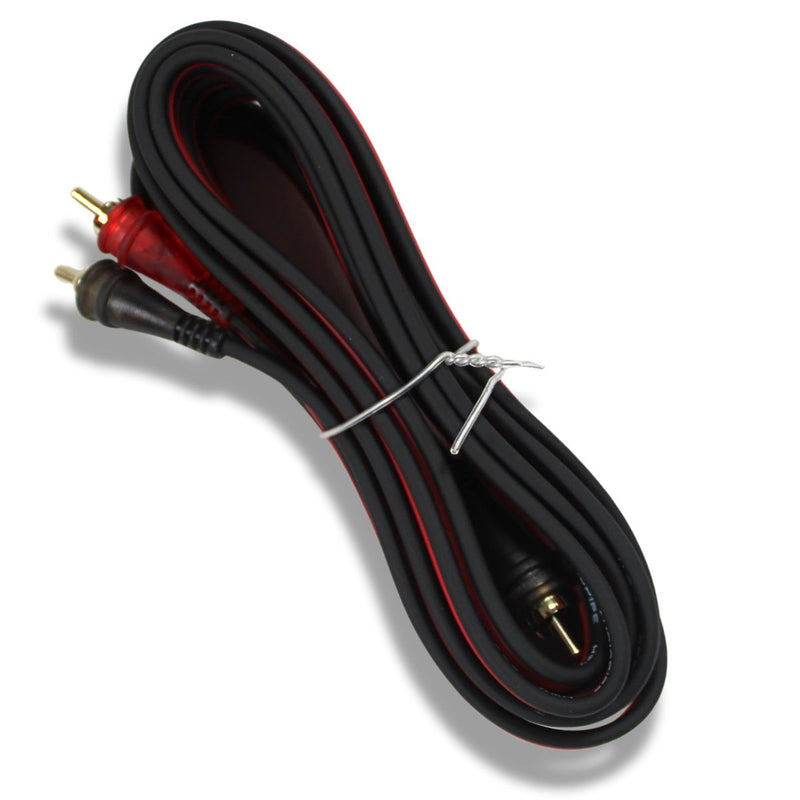 Audiopipe Frosted RCA Cables w/Gold-Plated RCA Connectors (10 Pack) 1.5-25 Feet