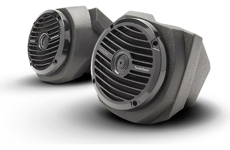Pair of Rockford Fosgate 6.5" Front Lower Speaker Enclosures for Polaris Ranger