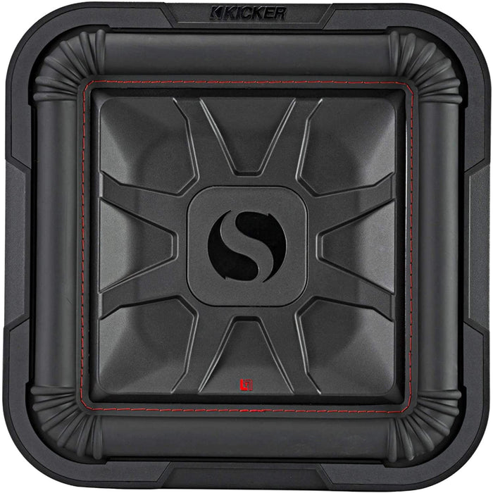 Kicker 12" 1200W Peak Dual 2 Ohm L7T Shallow-Mount Solo-Baric Subwoofer 46L7T122