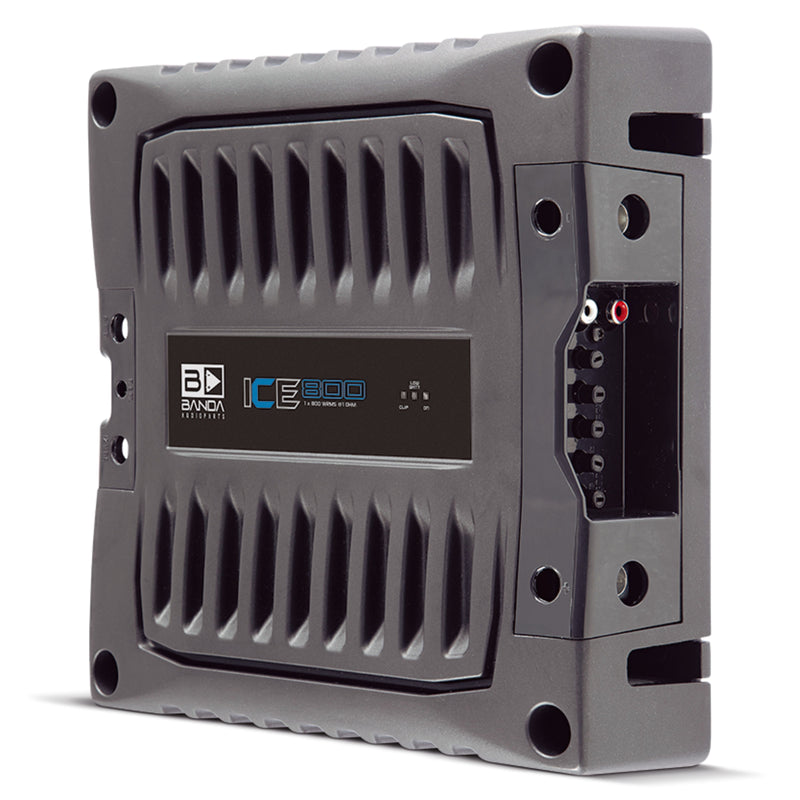 Banda ICE X Line Aluminum Brazilian 800 Watt 1-Ohm Full Range Monoblock Amplifier