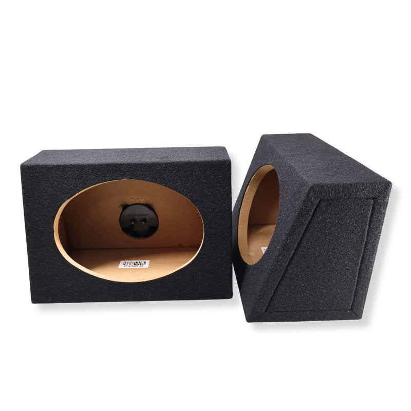 King Boxes 6x9" Universal Pair Carpet Car Speaker Enclosures KG-A69