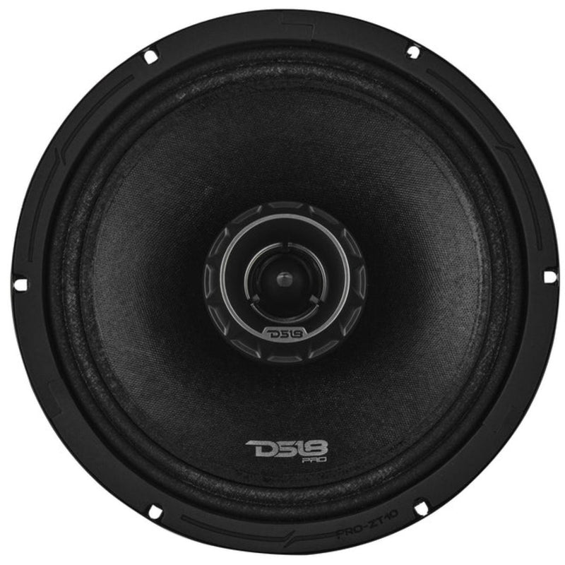 10" 300W RMS 4 Ohm Coaxial Midrange Speaker Water Resistant Cone Bullet Tweeter
