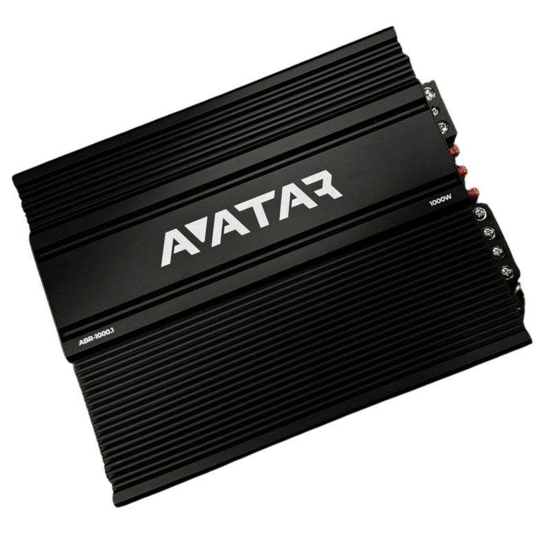 1K RMS Monoblock 1-Ohm Class D Car Audio Bass Amplifier w/ Bass Knob ABR-1000.1