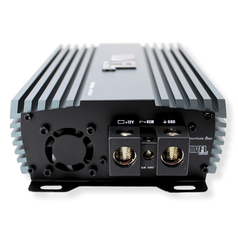 American Bass 3000 Watt 1-Ohm Monoblock Class D Digital Amplifier REBEL-3000.1