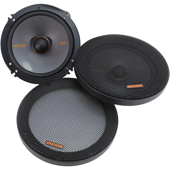 Kicker KSS Series 6.5" 80W RMS 4-Ohm 3-Way Component Speaker System / 51KSS365