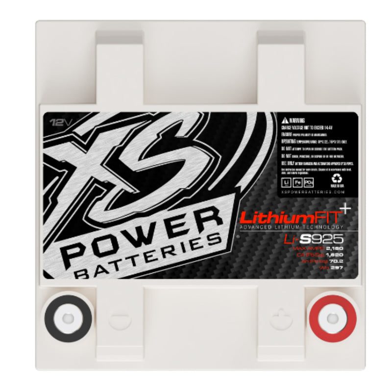 XS Power 12V Lithium Racing Battery 2160 Amps 1080 CA 23.4 Ah 5000W LI-S925