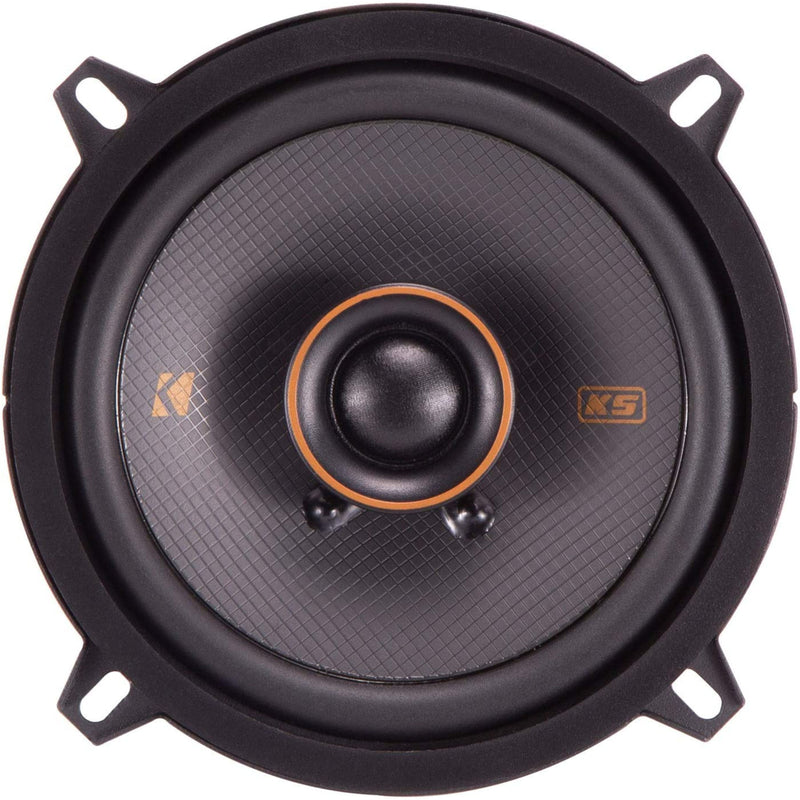Kicker KS-Series 5.25" 4 Ohm Coaxial Midrange Speakers 150 Watt Peak KSC504