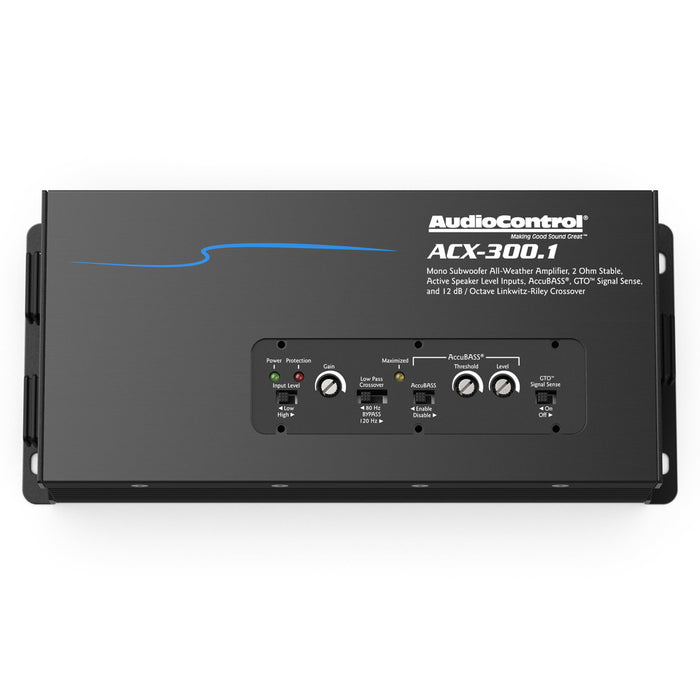 AudioControl Monoblock 300 Watt Marine and Powersports All Weather Amplifier