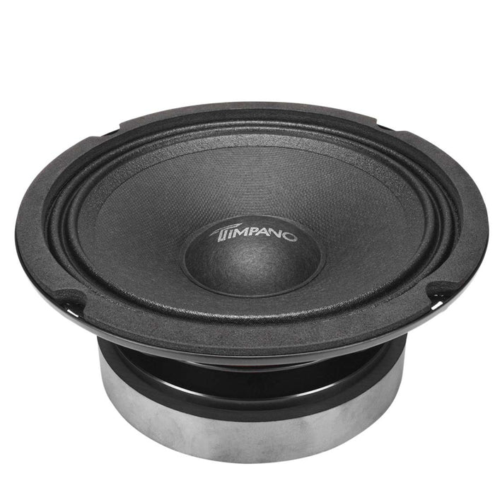 6.5" Pro Car Audio 200 Watts RMS 8-Ohm Midrange Loudspeaker Timpano TPT-MD6-8