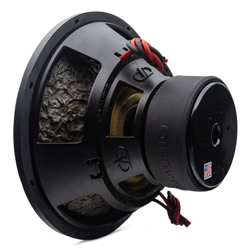 DD Audio 12" Dual 2 Ohm 4800W Peak/1200W RMS Power Tuned Subwoofer 3512i-D2