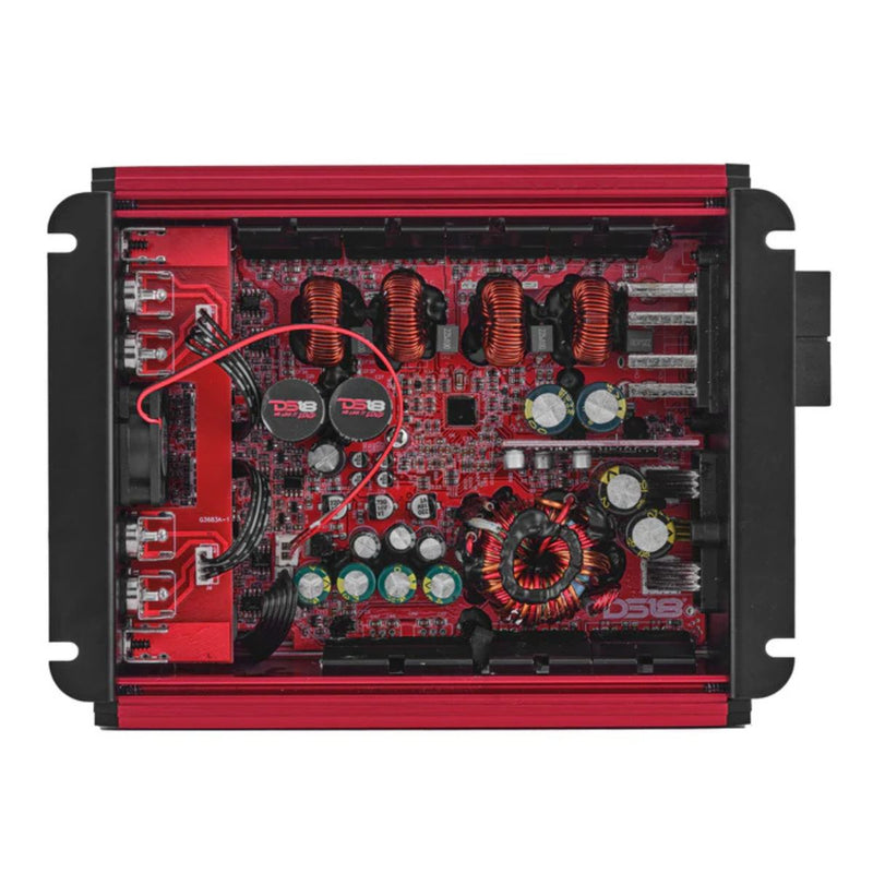 DS18 FRP1200W RMS Compact 4-Channel Full-Range Class-D Amplifier FRP-1.2K4 RED