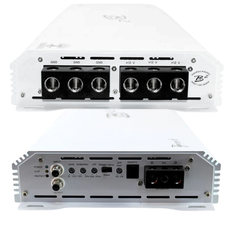 B2 Audio ZERO6 6000W Mono Amplifier 15" 2-Ohm 5000W RMS Subwoofer B2-Z6-COMBO10